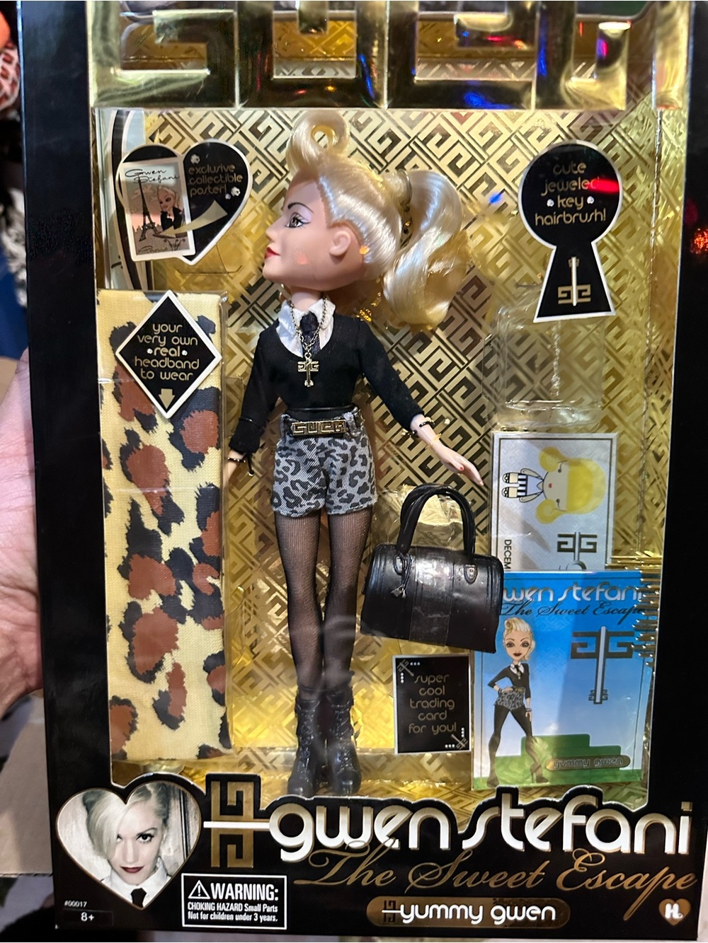 Harajuku Lovers Gwen Stefani Box Art in Black & Gold